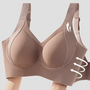 🎁Gerippter Push-up-BH mit verstellbaren Bügeln für Frauen