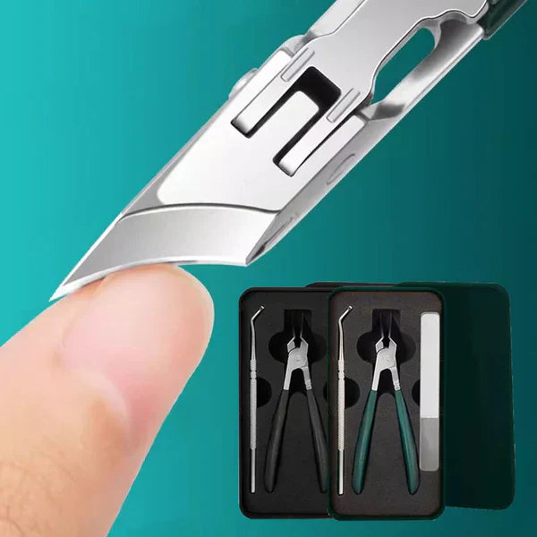 Anti-Slash-Nagelknipser mit schräger Schneide, 3-teiliges Set