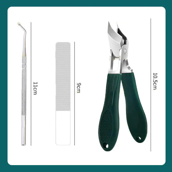 Anti-Slash-Nagelknipser mit schräger Schneide, 3-teiliges Set