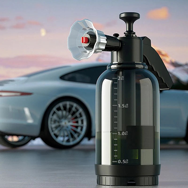 🎁 50 % RABATT! Hochschäumende Autowaschspritze – Dicker Schaum, breiter 60°-Sprühstrahl und zwei Düsen für müheloses Reinigen 🧼🚗