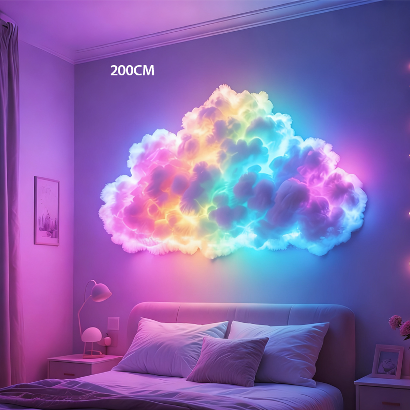 ⏳ Zeitbegrenztes Sonderangebot ⏰ DIY LED-Beleuchtungsdekoration „Gewitterwolke“ mit USB-Stromversorgung 🌈☁️