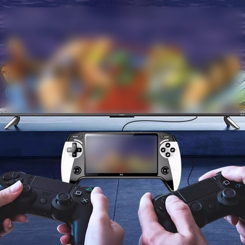 🎮 NUR FÜR BEGRENZTE ZEIT: 50 % RABATT! ✨ Tragbare Retro-Arcade-Konsole – 5,5-Zoll-HD-Bildschirm, 9 Emulatoren, kabellos 🕹️