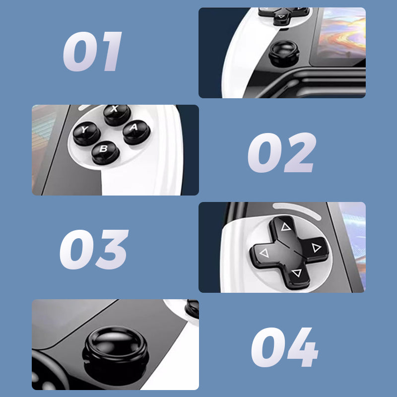 🎮 NUR FÜR BEGRENZTE ZEIT: 50 % RABATT! ✨ Tragbare Retro-Arcade-Konsole – 5,5-Zoll-HD-Bildschirm, 9 Emulatoren, kabellos 🕹️