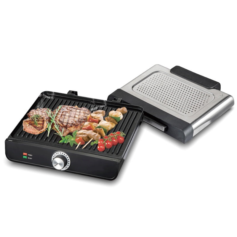 ⏳Zeitlich begrenztes Sonderangebot⏰Rauchfreier Innengrill 2200 W mit antihaftbeschichteter Platte🥩