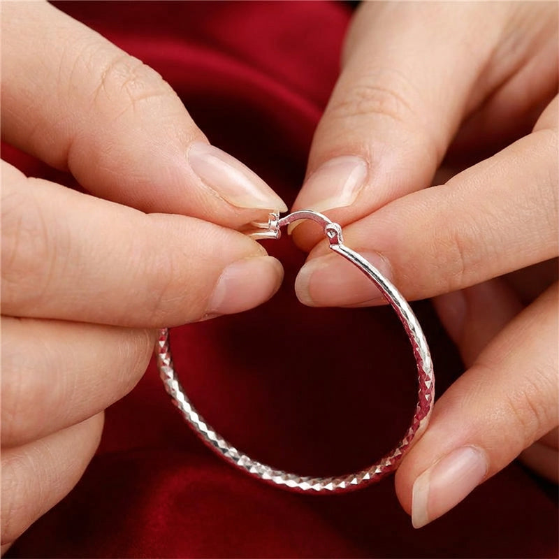 🎉2 zum Preis von 1🎁Diam🎉 2 zum Preis von 1 🎁 Diamantschliff-Creolen für Damen – Elegant, funkelnd 💎Diamantschliff-Creolen für Damen