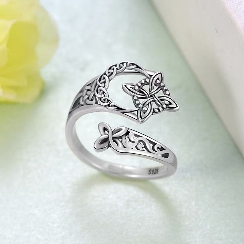 Keltischer Trinitätsring – Vintage Ring im mystischen Stil 🔮✨