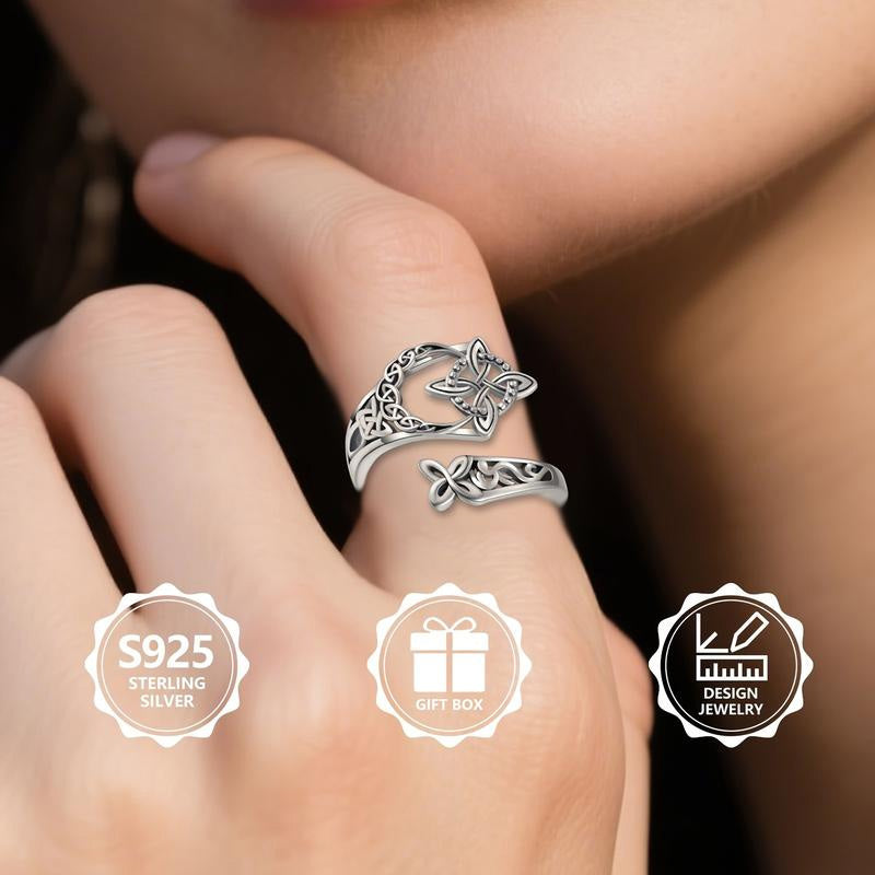 Keltischer Trinitätsring – Vintage Ring im mystischen Stil 🔮✨