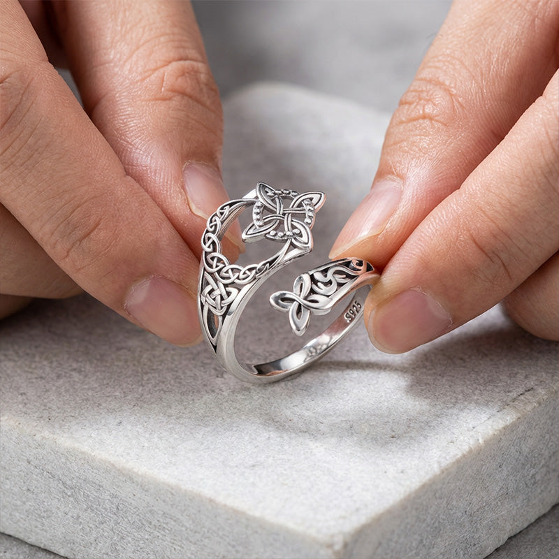 Keltischer Trinitätsring – Vintage Ring im mystischen Stil 🔮✨