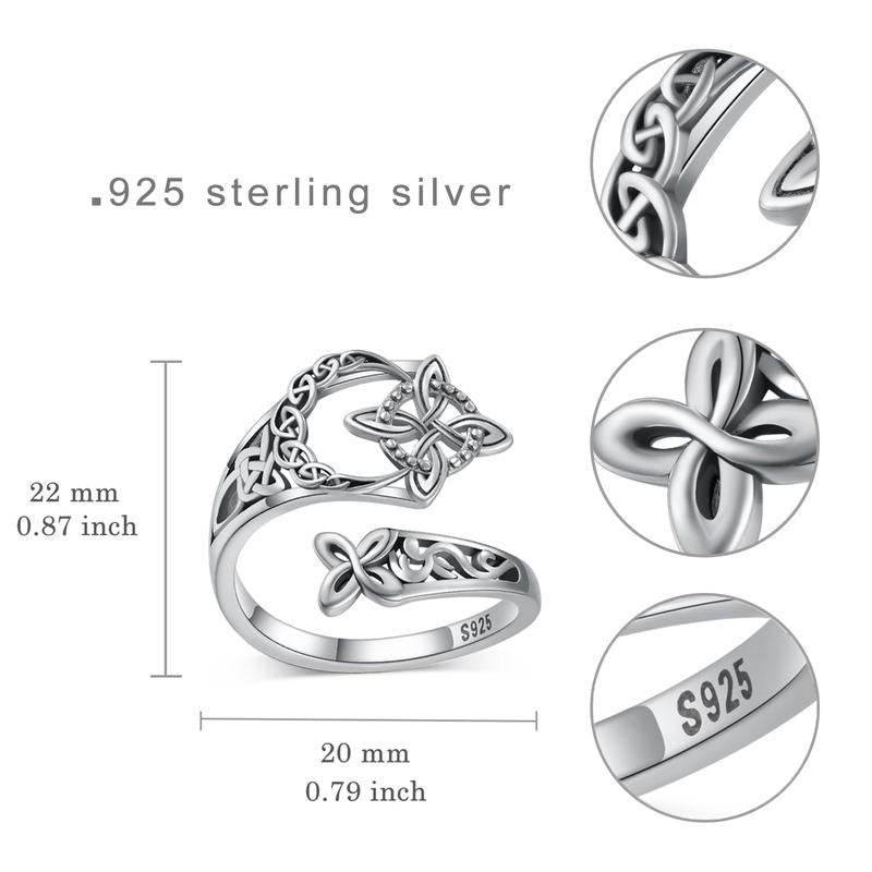 Keltischer Trinitätsring – Vintage Ring im mystischen Stil 🔮✨