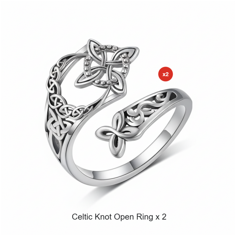 Keltischer Trinitätsring – Vintage Ring im mystischen Stil 🔮✨