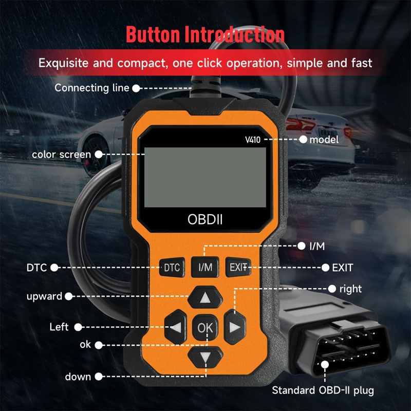 🔧🚗Professioneller OBD2-Scanner – Vollständige Diagnose, Löschen von Codes mit einem Klick und mehrsprachig! 📊💡