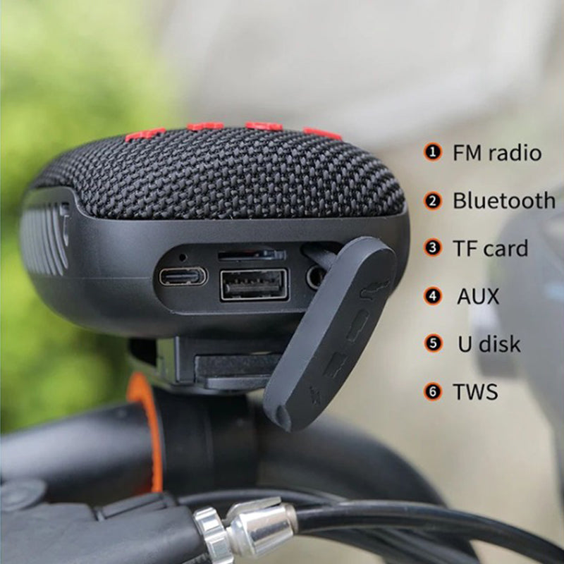 💎 Wasserdichter Bluetooth-Lautsprecher für Fahrräder – IPX5, TWS-Stereo & TF-Kartenunterstützung