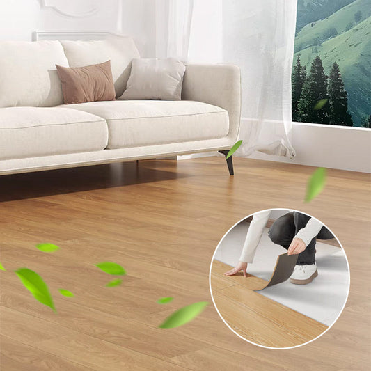Bodenfliesen mit Holzstruktur – selbstklebend und einfach zu verlegen
