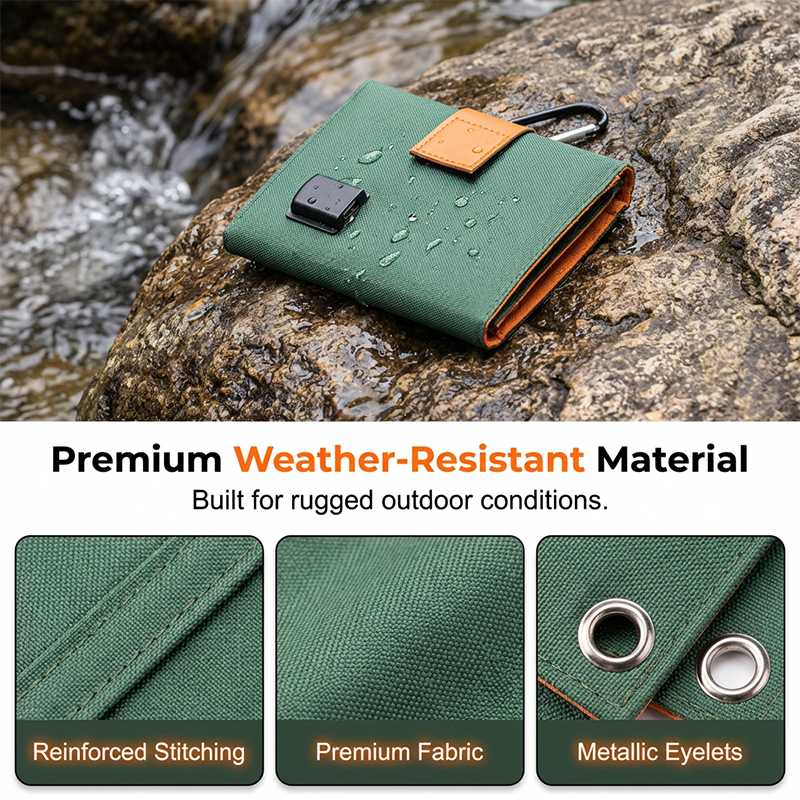 ☀️ NUR FÜR BEGRENZTE ZEIT: 50 % RABATT! ✨ Tragbares Solarpanel – faltbar, USB-Aufladung, wetterfest 🎒