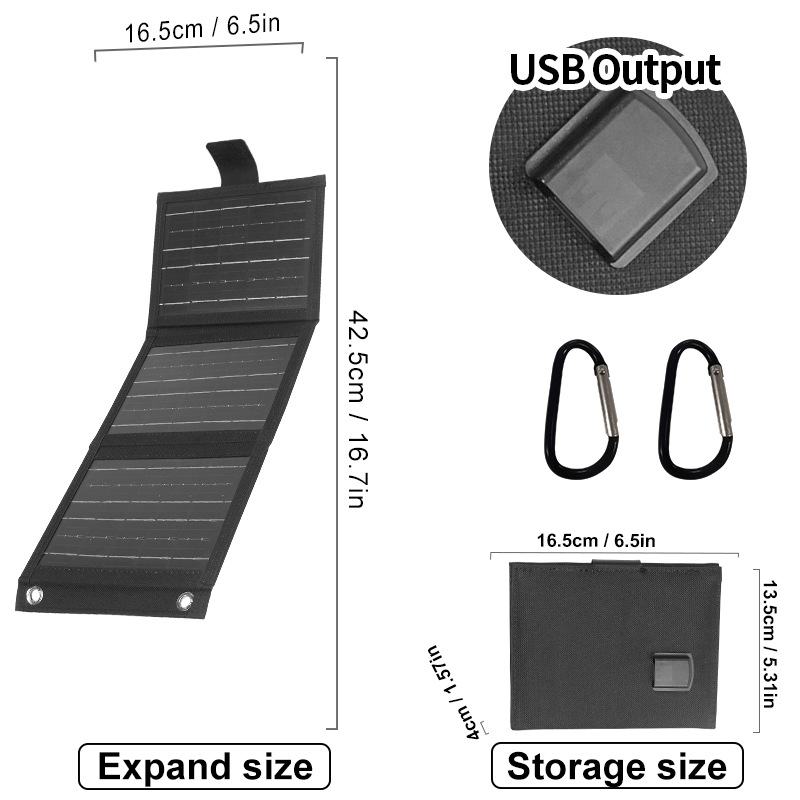 ☀️ NUR FÜR BEGRENZTE ZEIT: 50 % RABATT! ✨ Tragbares Solarpanel – faltbar, USB-Aufladung, wetterfest 🎒