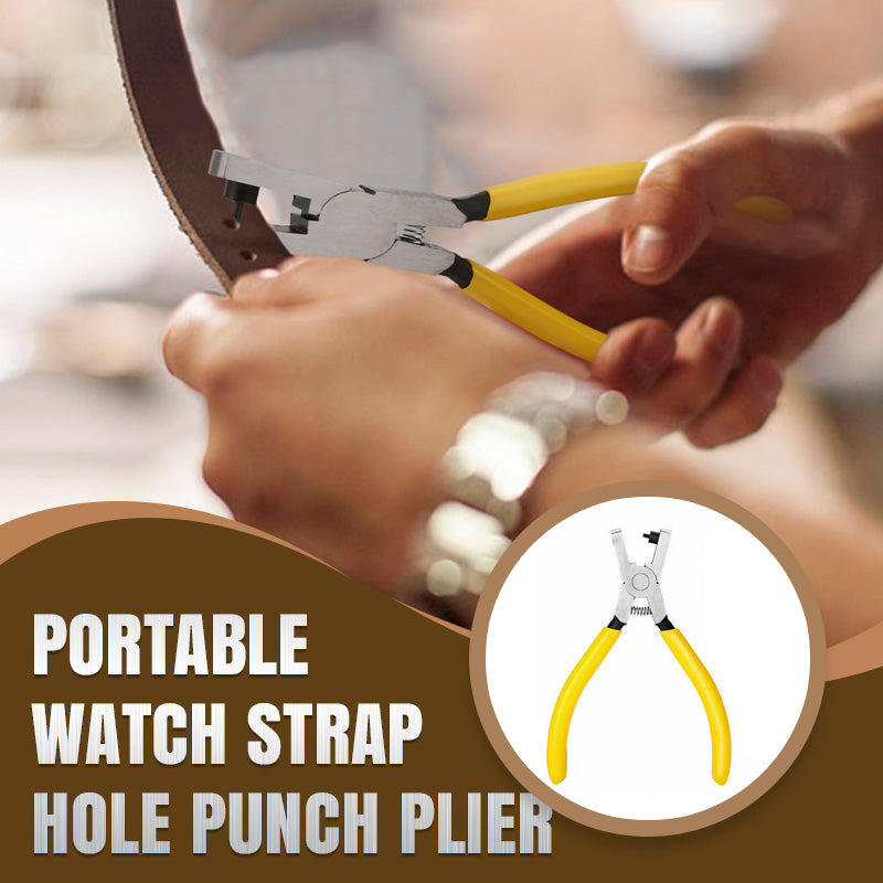 🎉 Sonderangebot 2026 – Über 19.000 Stück verkauft! 🔧 Tragbare Lochzange für Uhrenarmbänder