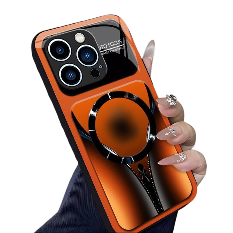 📱 NUR FÜR BEGRENZTE ZEIT: 50 % RABATT! ✨ Magnetische Handyhülle aus gehärtetem Glas – stoßfest, MagSafe-kompatibel ✨