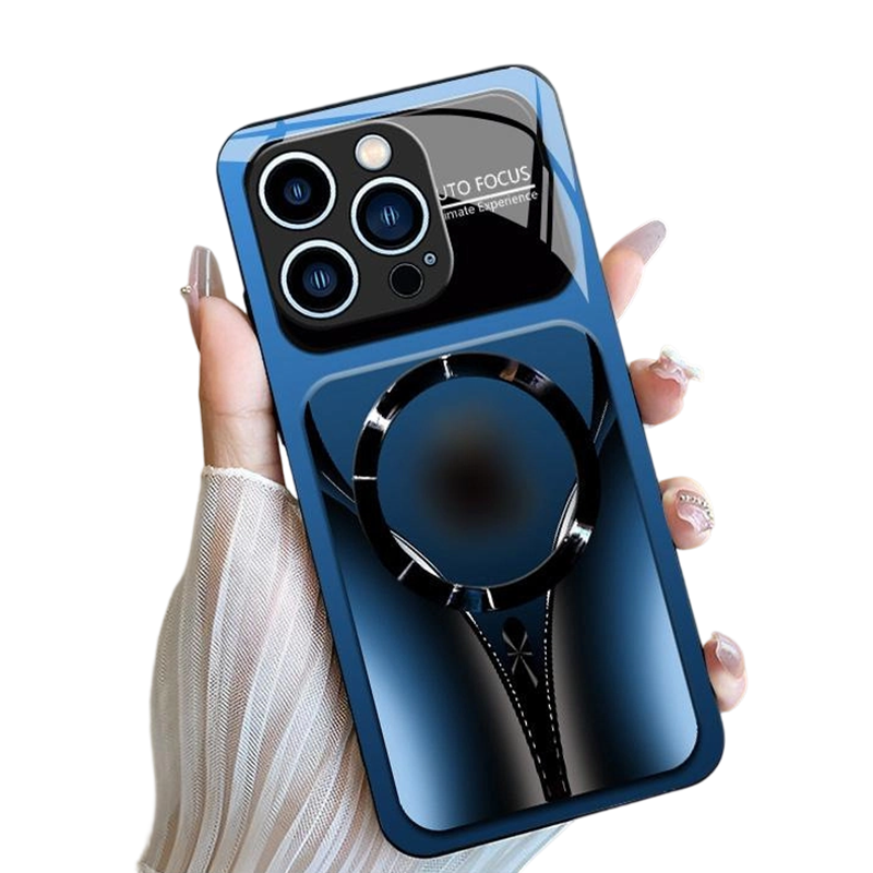 📱 NUR FÜR BEGRENZTE ZEIT: 50 % RABATT! ✨ Magnetische Handyhülle aus gehärtetem Glas – stoßfest, MagSafe-kompatibel ✨