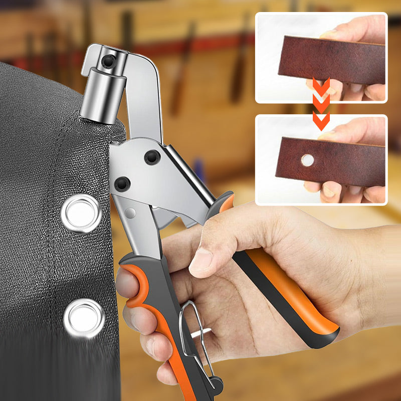 🛠️ NUR FÜR BEGRENZTE ZEIT: 50 % RABATT! ✨ Ösenzangenset – robust, komplett, für Planen & Heimwerker 🔩
