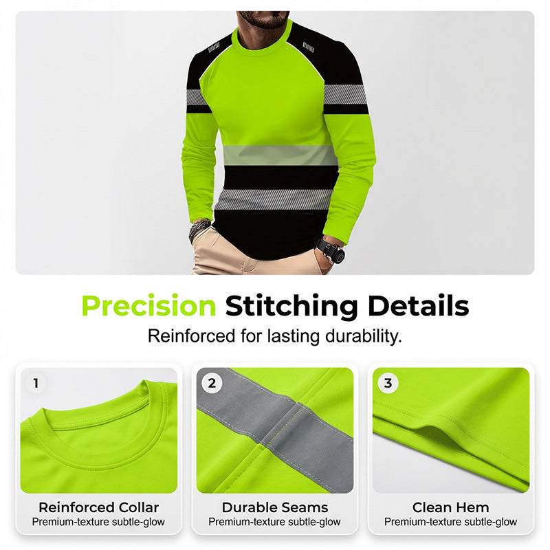 ✨ 3D-gedrucktes Sportshirt für Herren – gut sichtbar, atmungsaktiv, athletische Passform 🌿