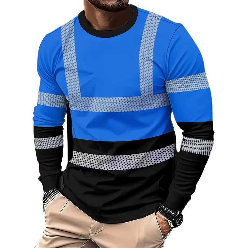 ✨ 3D-gedrucktes Sportshirt für Herren – gut sichtbar, atmungsaktiv, athletische Passform 🌿