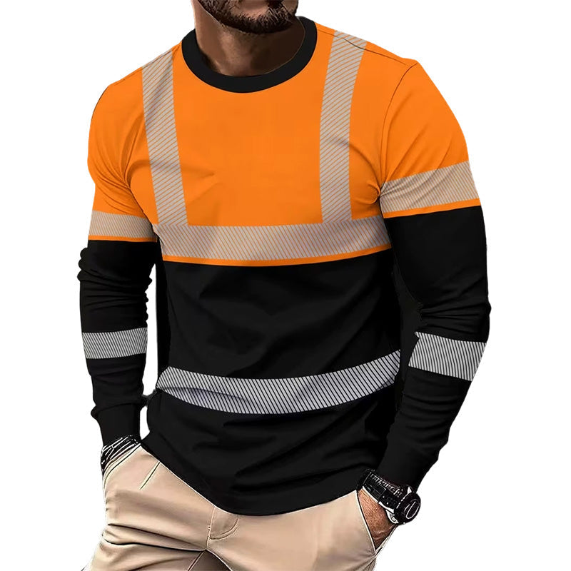 ✨ 3D-gedrucktes Sportshirt für Herren – gut sichtbar, atmungsaktiv, athletische Passform 🌿