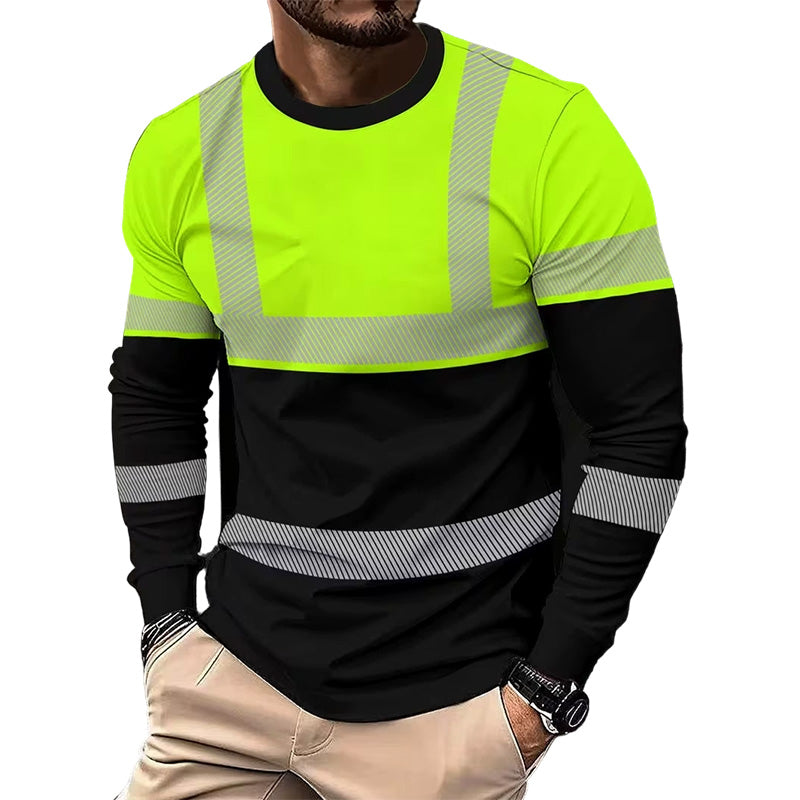✨ 3D-gedrucktes Sportshirt für Herren – gut sichtbar, atmungsaktiv, athletische Passform 🌿