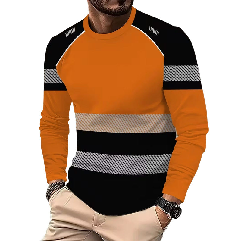 ✨ 3D-gedrucktes Sportshirt für Herren – gut sichtbar, atmungsaktiv, athletische Passform 🌿