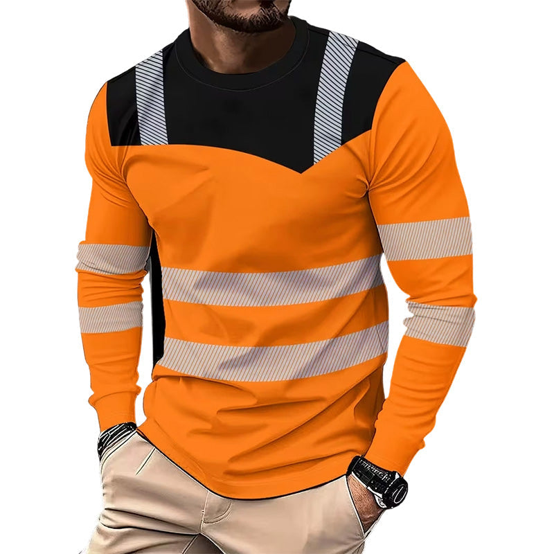 ✨ 3D-gedrucktes Sportshirt für Herren – gut sichtbar, atmungsaktiv, athletische Passform 🌿