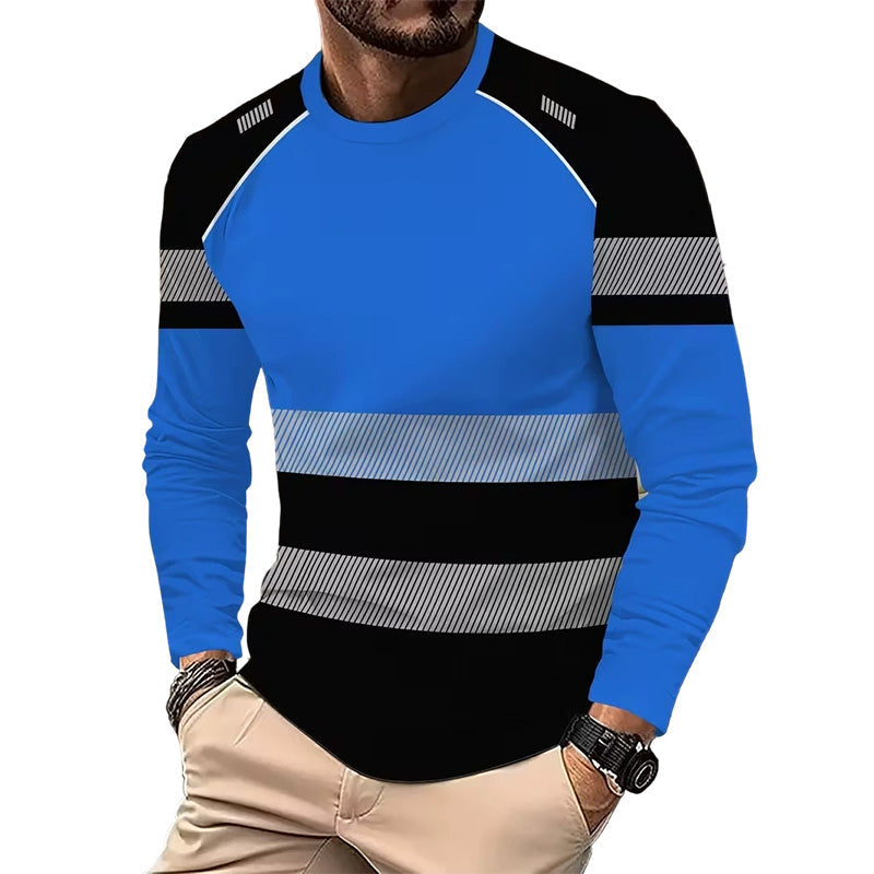 ✨ 3D-gedrucktes Sportshirt für Herren – gut sichtbar, atmungsaktiv, athletische Passform 🌿
