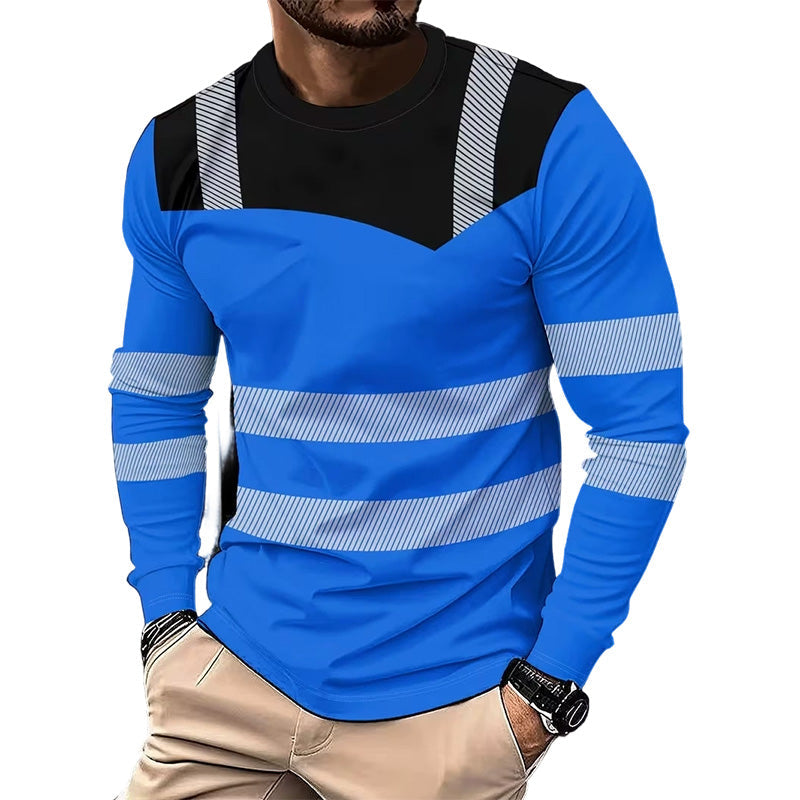 ✨ 3D-gedrucktes Sportshirt für Herren – gut sichtbar, atmungsaktiv, athletische Passform 🌿