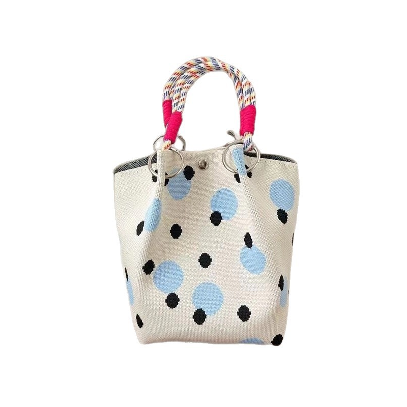👜 NUR FÜR BEGRENZTE ZEIT: 50 % RABATT! 💥 Niedliche Handtasche mit Polka-Dot-Muster für Damen – klassisches Punktmuster, geräumig, schick für jeden Tag ✨