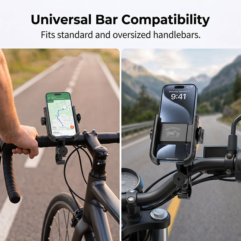 🎉 Sonderangebot 2026 – Über 42.000 verkaufte Exemplare! 🚴‍♂️ Fahrrad-Handyhalterung mit Schnellverschluss – SecureLock & stoßfeste Polsterung 📱
