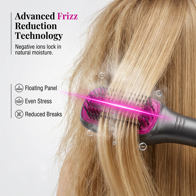 🎉 Sonderangebot 2026 – Über 162.000 verkaufte Exemplare! 💇‍♀️ Professionelle 3-in-1-Heißluftbürste – Trocknen, Entwirren und Volumen in einem Schritt ✨