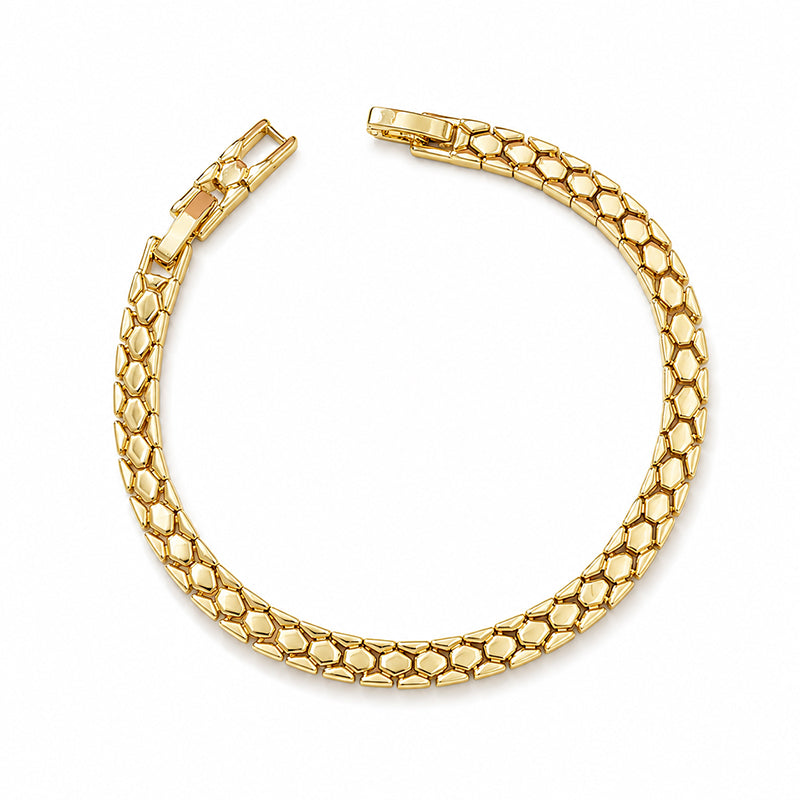 🎉 Sonderangebot 2026 – Über 13.000 Stück verkauft! 💞 Elegantes goldenes Kettenarmband für Damen