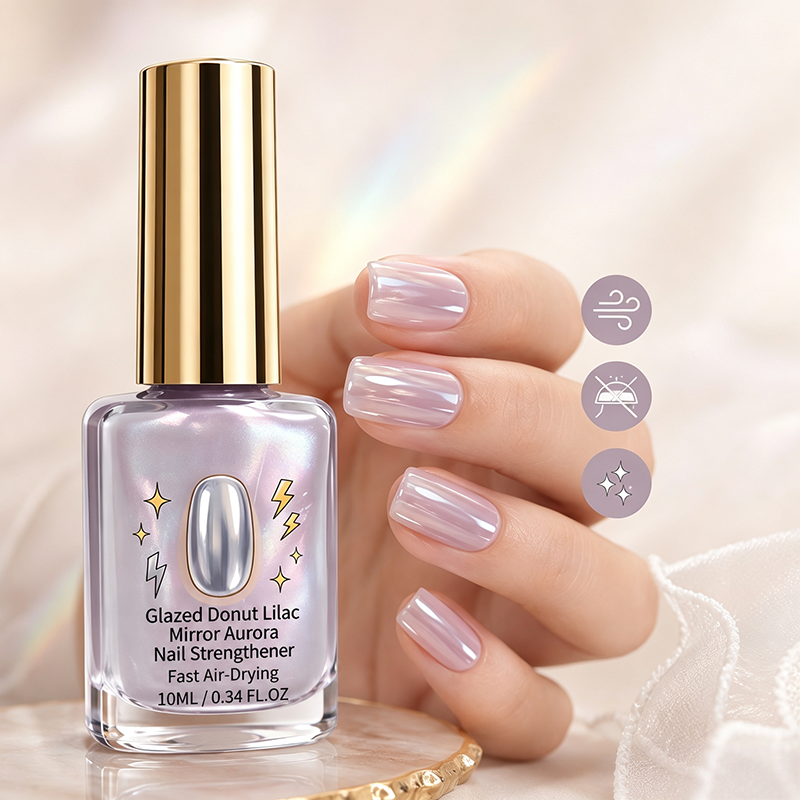 🎉 Sonderangebot 2026 – Über 24.700 verkaufte Exemplare!💅 Lilac Glossy Mirror Nagelstärker