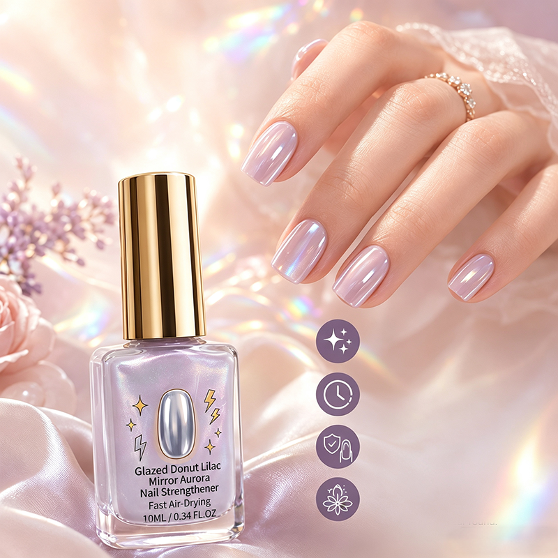 🎉 Sonderangebot 2026 – Über 24.700 verkaufte Exemplare!💅 Lilac Glossy Mirror Nagelstärker