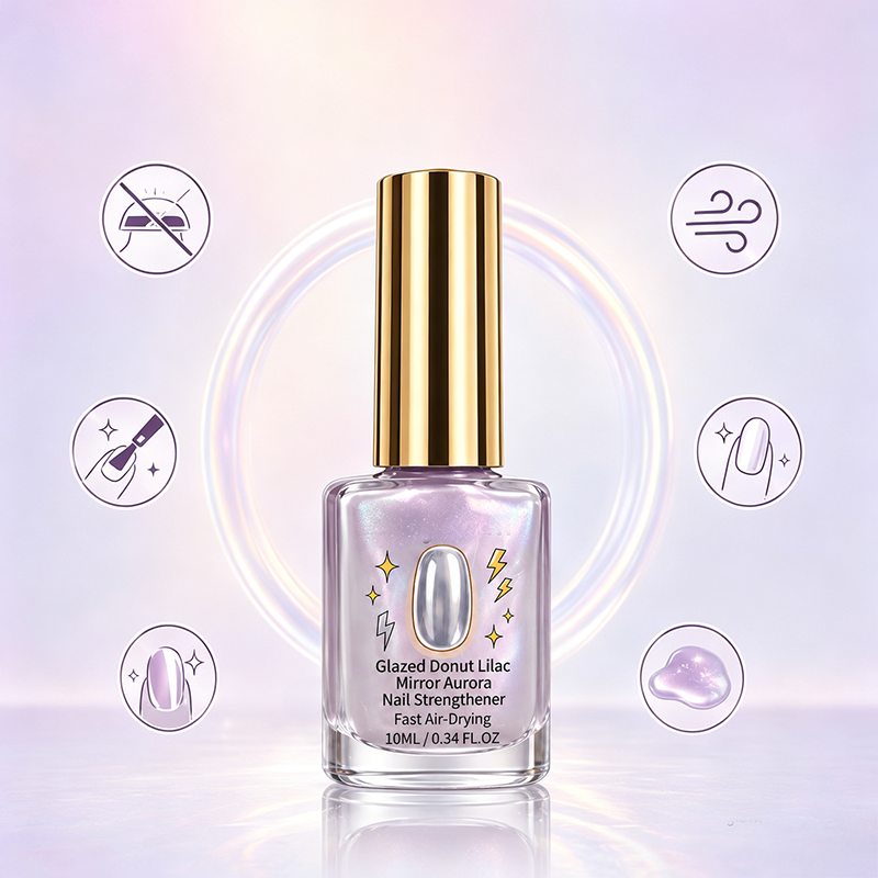 🎉 Sonderangebot 2026 – Über 24.700 verkaufte Exemplare!💅 Lilac Glossy Mirror Nagelstärker