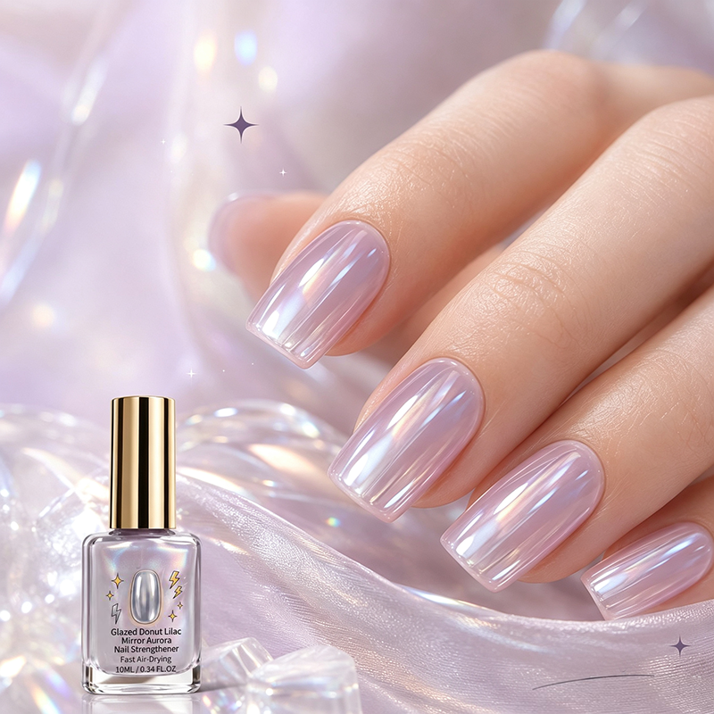 🎉 Sonderangebot 2026 – Über 24.700 verkaufte Exemplare!💅 Lilac Glossy Mirror Nagelstärker