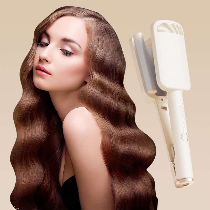 💇 NUR FÜR BEGRENZTE ZEIT: 50 % RABATT! ✨ 32-mm-Lockenstab für welliges Haar – Negativ-Ionen, einstellbare Temperatur 🔥