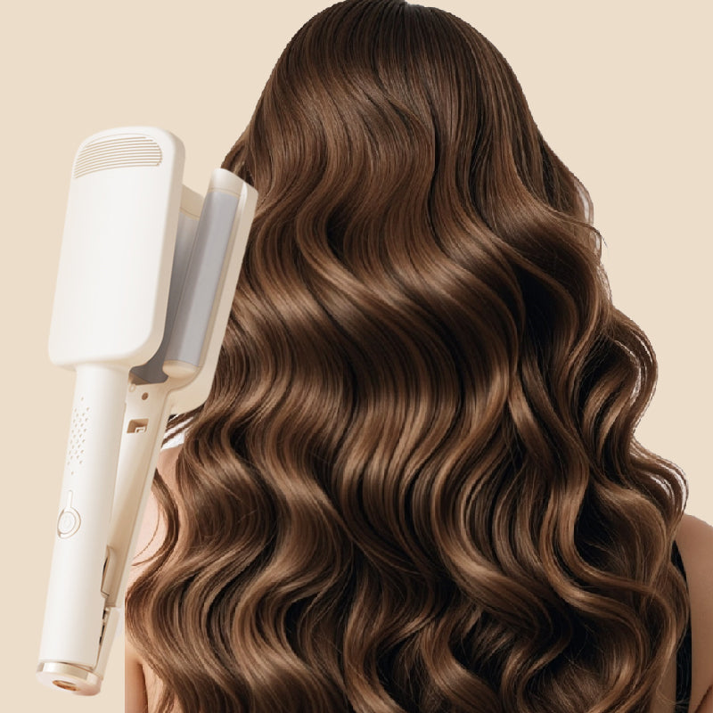 💇 NUR FÜR BEGRENZTE ZEIT: 50 % RABATT! ✨ 32-mm-Lockenstab für welliges Haar – Negativ-Ionen, einstellbare Temperatur 🔥